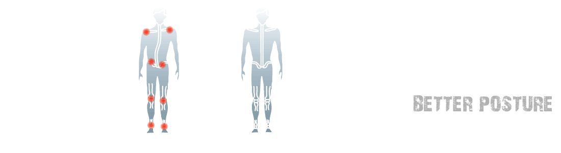 Even weight distribution in feet good balance